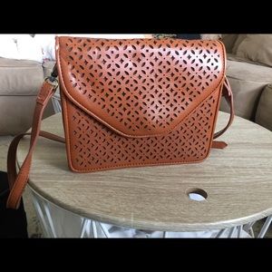 Brown crossbody bag